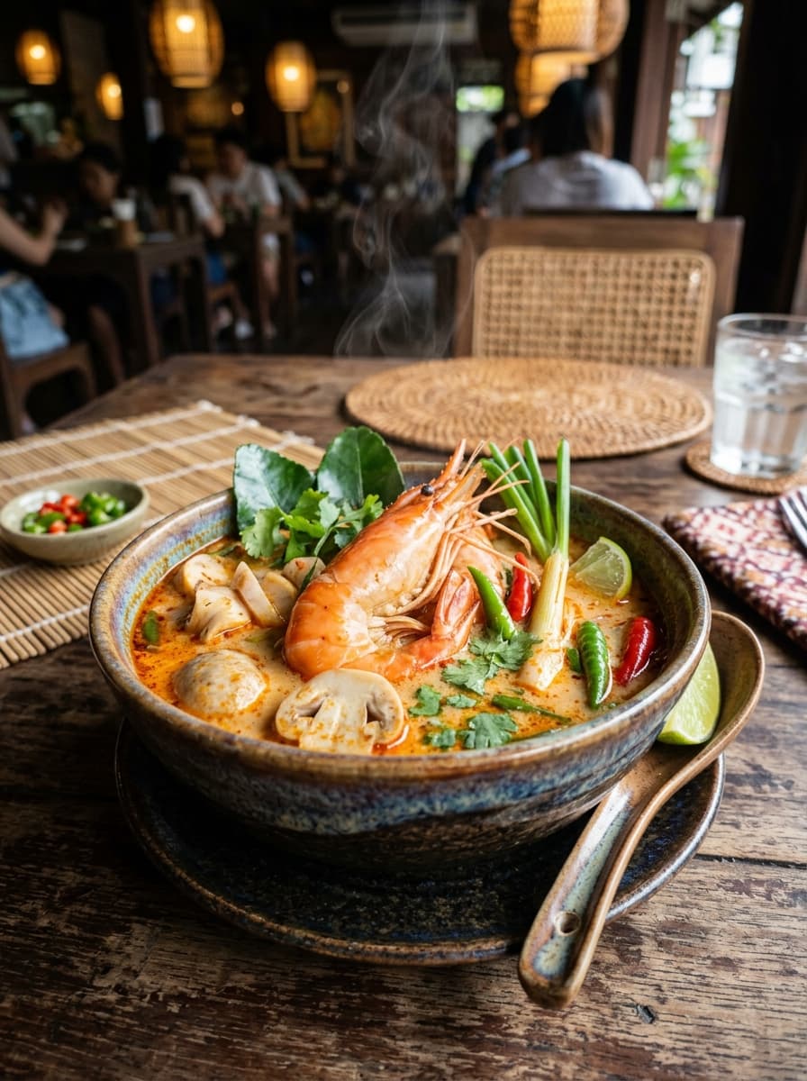 ต้มยำกุ้งน้ำข้น เผ็ดร้อนถึงใจ